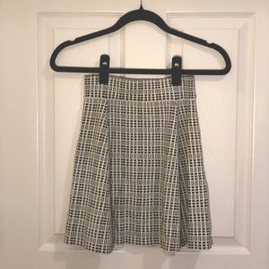 Black and White Theory Skirt